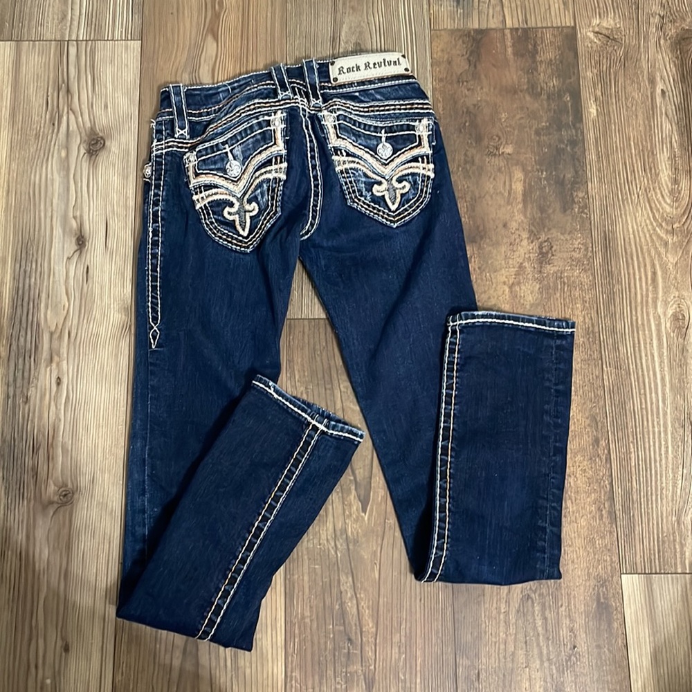 Rock revival Luz straight jeans size 25 - Picture 4 of 4
